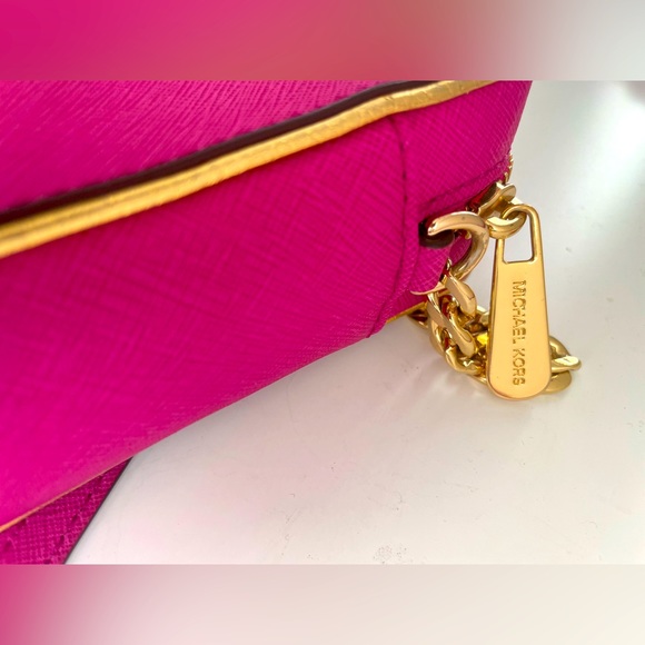 Michael Kors Saffiano Leather Crossbody Bag - Picture 3 of 7